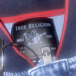 DENIM BOMBER JACKET TRUE RELIGON