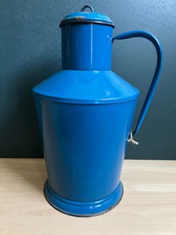 Blue canteen jug