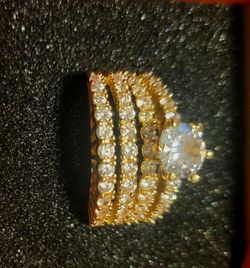 TODAY ONLY  60! Original Handmade Calhoun  Jewelery wedding set size 6