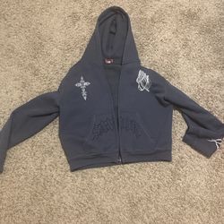 chrome hearts zip up hoodie