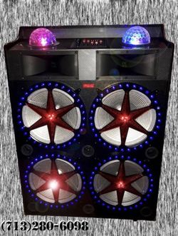 Equipo GRANDE con 4 bocinas 15" // Bluetooth speaker with four 15" subwoofer