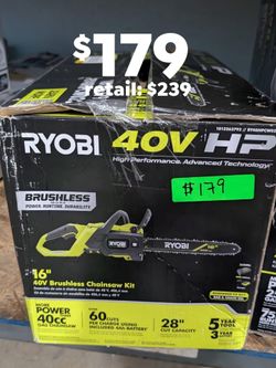 Ryobi 16in Cordless Chainsaw