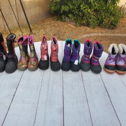 Girls Snow Boots Youth Size 12 (See Description)