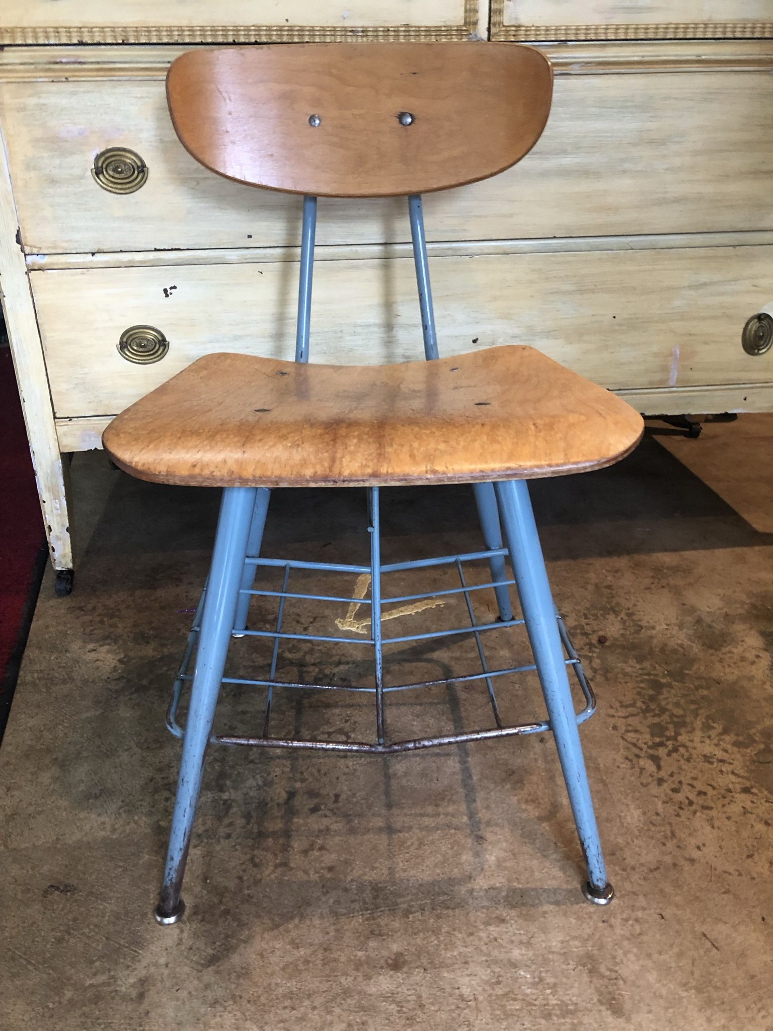 Vtg Wooden Chair
