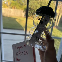 Starbucks glass bear cup