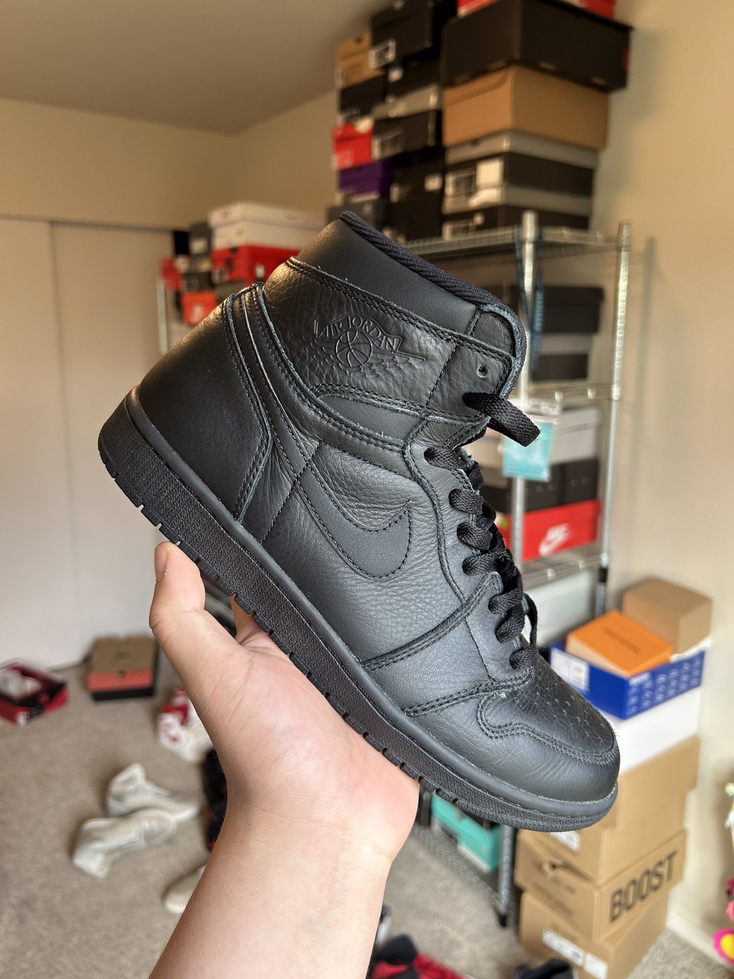 Jordan 1 High OG Black Size 10