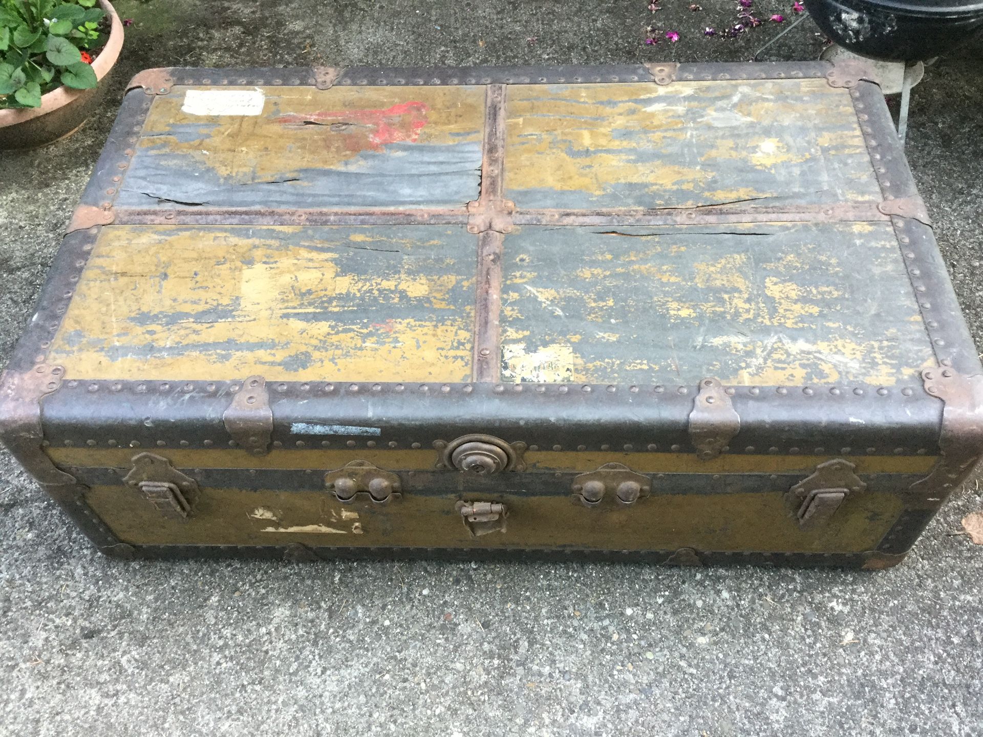 Antique Steamer Trunk