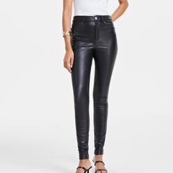 Women's Faux-Leather Skinny Pants 