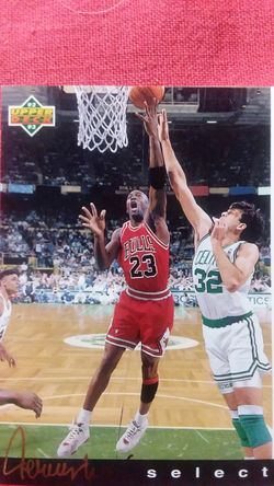 95 Upper Deck Michael Jordan Jerry West Best Clutch Player Card