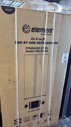 Element Side by Side Refrigerator Brand New In Box