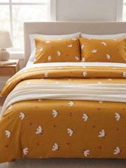 Orange Fly Free Duvet Set-Soft w/2 Pillowcases King