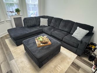 2- Piece sectional with ottoman