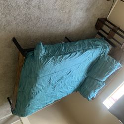 FUTON COUCH TV/STAND LAMPS DINING TABLE