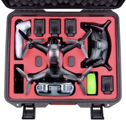 FPVtosky Professional Hard Case for DJI FPV [Case Only] - DJI FPV Drone Carrying Case Accessories - Fits 6 batteries - Keep Props On