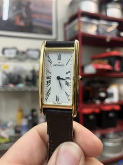 Movado Tank Gold Watch