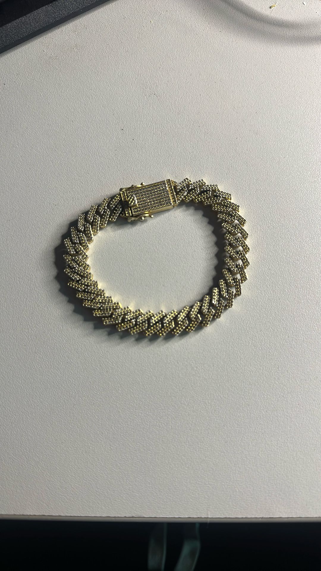 Gold Plated Tennis Bracelet 