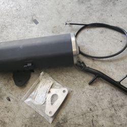 Motorcycle exhaust system noise and mission control for kawasaki