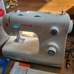 SINGER Simple 2263 Electric Household Sewing Machine w/ Foot Pedal, Box, Manual
