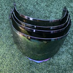 Football Helmet Visors - Tinted/Reflective (Lot of 4)