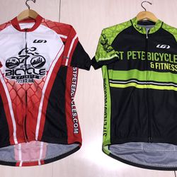 2 Men’s M Cycling Shirt St Pete Bicycle & Fitness