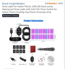 NEW, GROWING LIGHTS FOR PLANTS