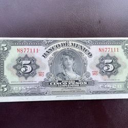Billete De Mexico 🇲🇽 1961