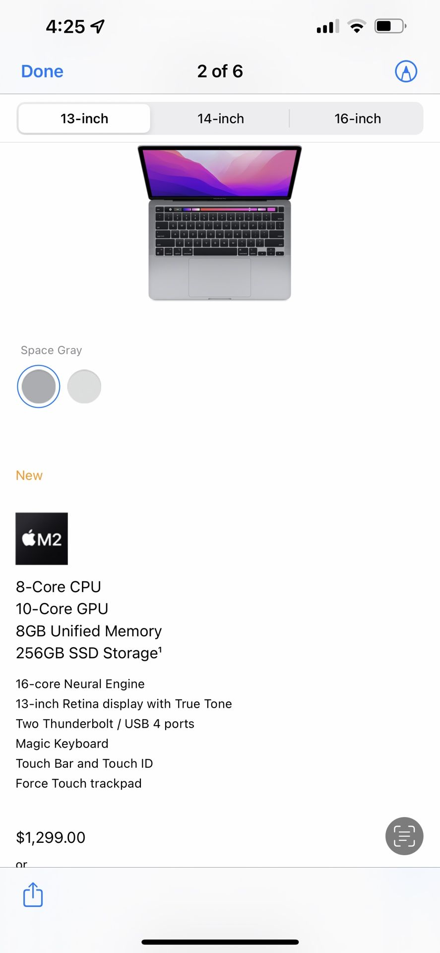 Mac book Pro Touch Bar