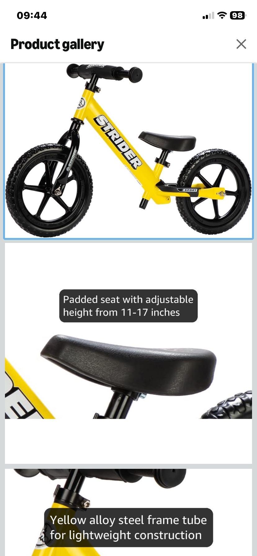Strider 12 Balance Bike