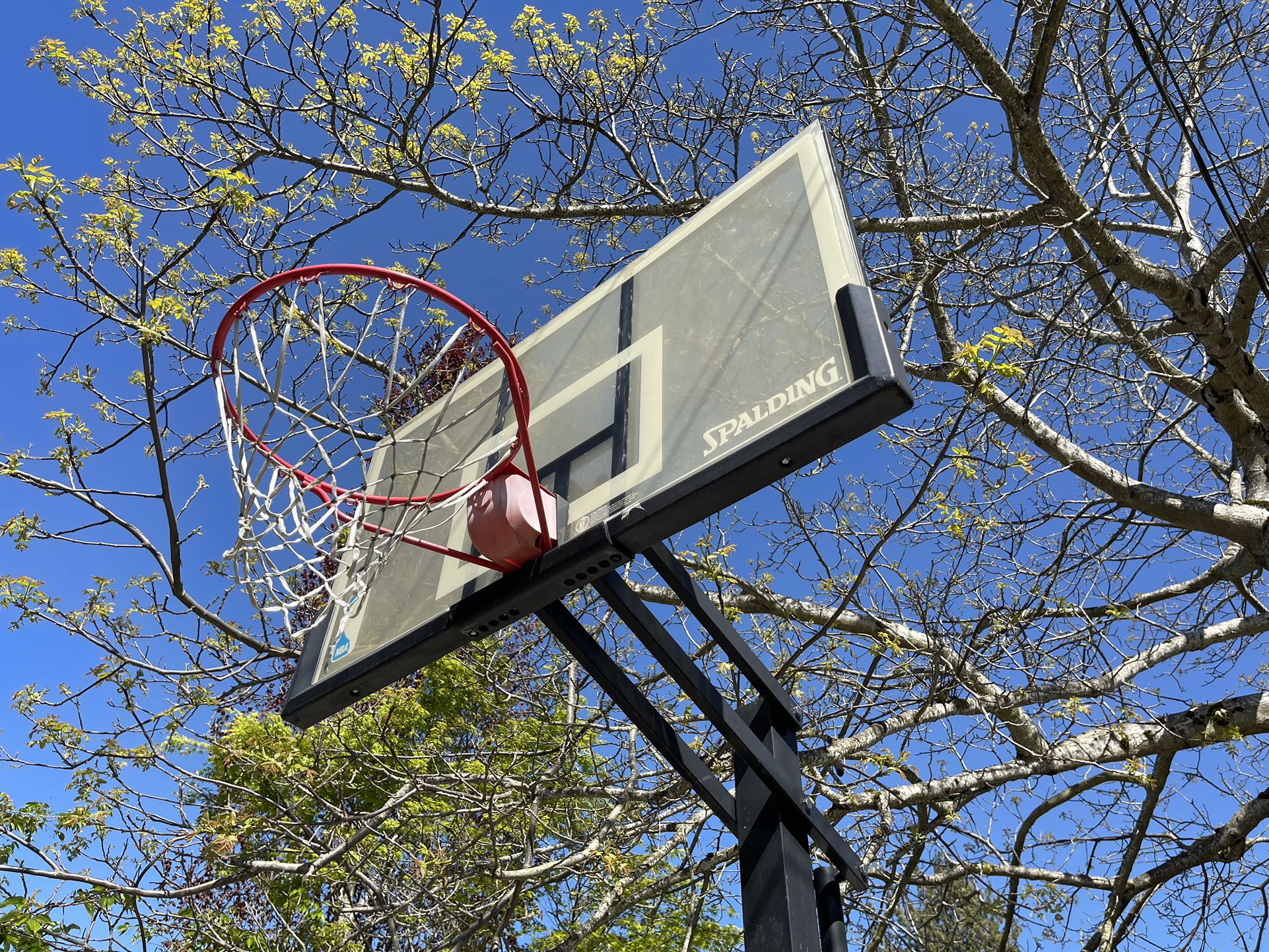 Spalding NBA 54” backboard basketball hoop - $80