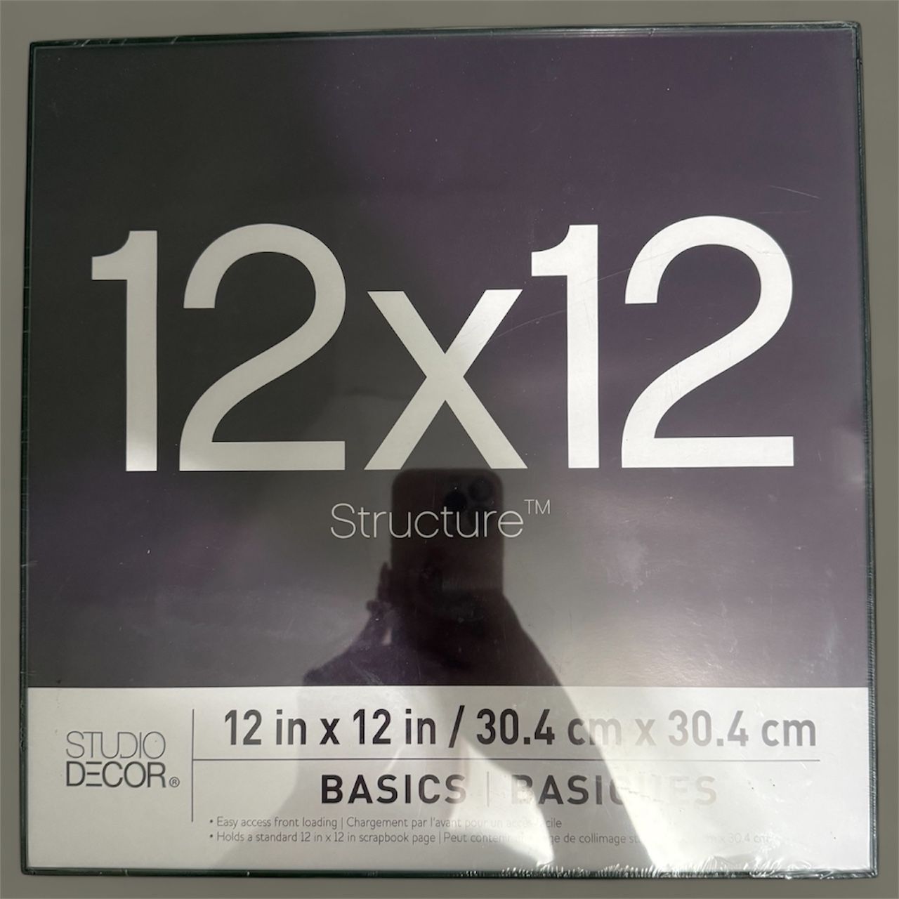 12x12 Studio Decor Black Frame