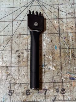 Leather stitching hole punch