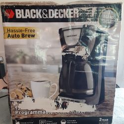 Brand New Black & Decker 12 Cup Coffee Maker (Box  Got Squished In The Move)