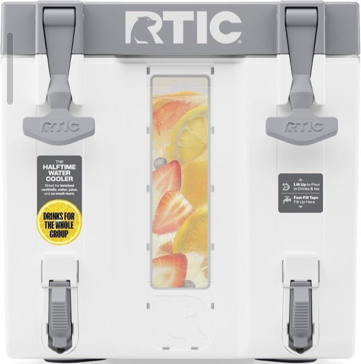 Brand New RTIC Halftime Hard Cooler / Dual Tap Beverage Dispenser