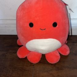 Red Octopus Squishmallows