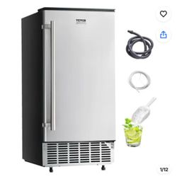 HBZB-36F Commercial Built-In Clear Ice Maker – 80 Lbs/Day