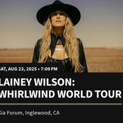 Lainey Wilson: Saturday August 23