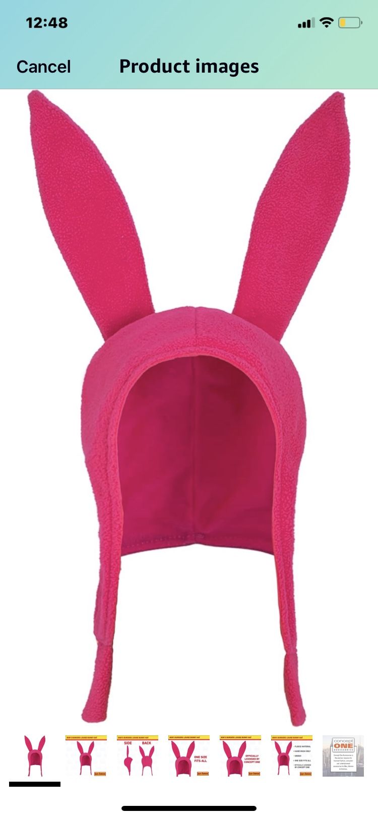 Louise Pink Bunny Ears Bobs Burgers