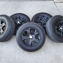 5 Jeep Wheels and Tires  $400 OBO