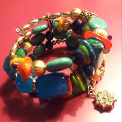 Rhinestones & Crystals GEM BRACELET
