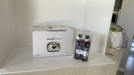 Ultrasonic CLEANER with Extra Jewelry Cleaning solution