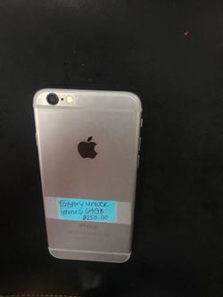 Factory Unlock iPhone 6 64GB $250.00