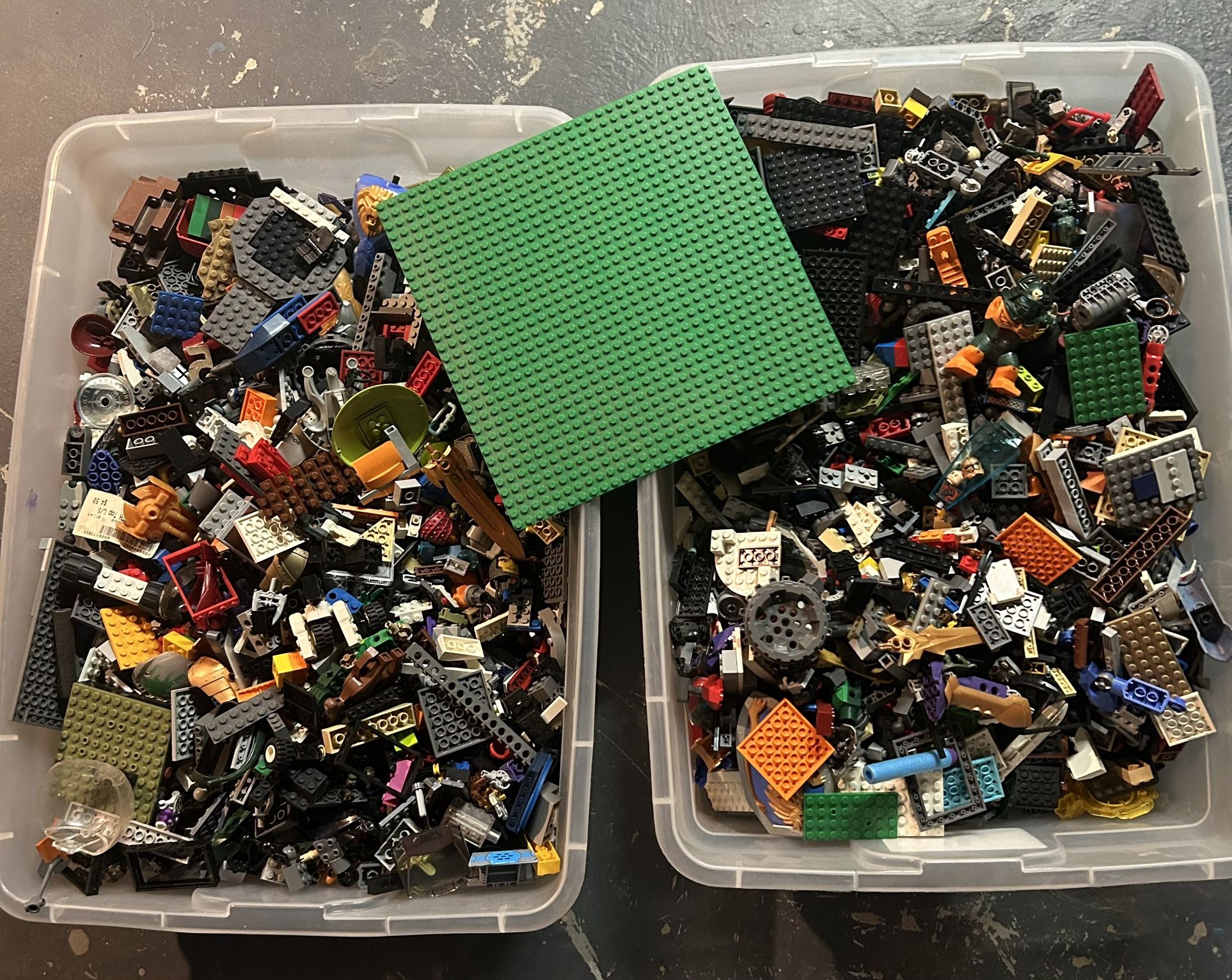 LEGO 2 Bins Large Random Lot (lots Of Rare/ Discontinued Pieces)