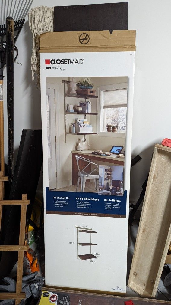 ClosetMaid Shelftrack Elite Bookshelf Kit
