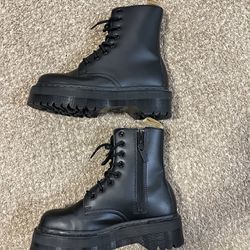 Dr. Martens Vegan Jadon II Boot Mono Platforms Black boots