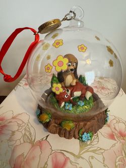 Disney 40th Anniversary The Fix and the Hound ornament/figurine
