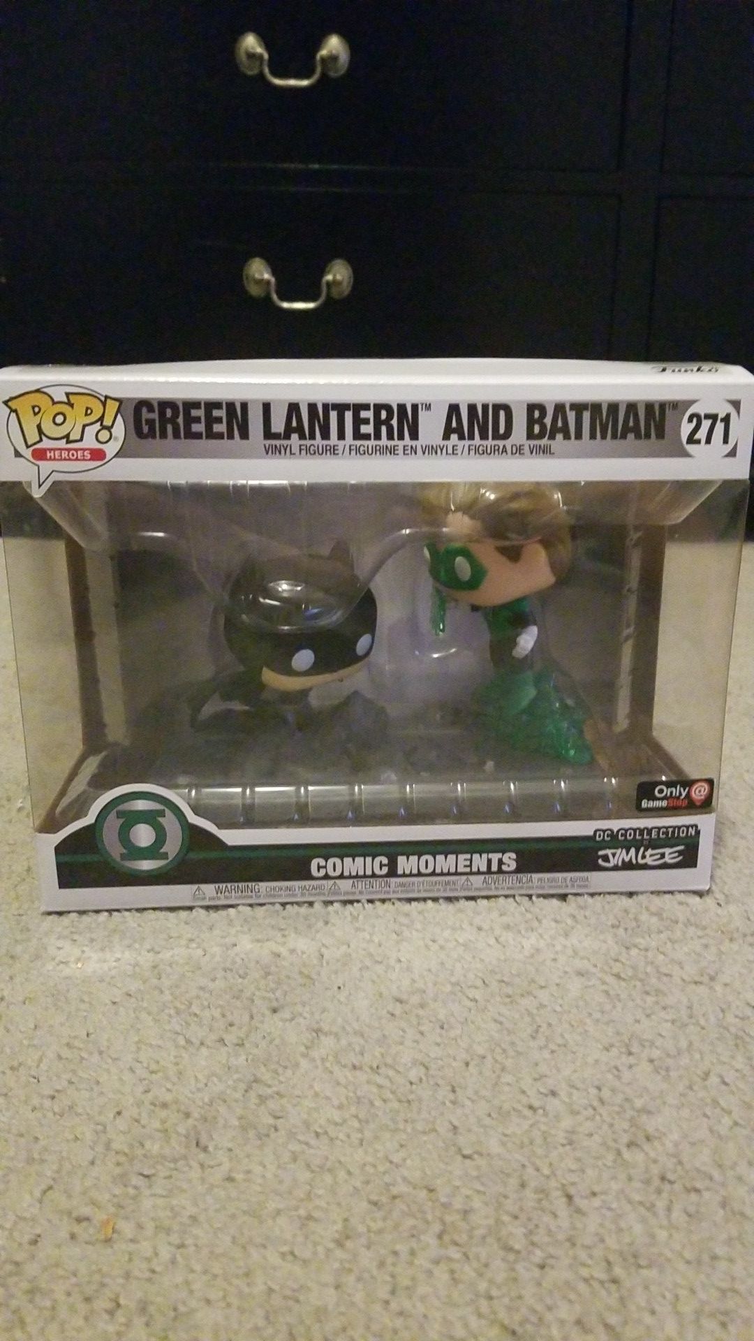 Funko pop! Green lantern and Batman