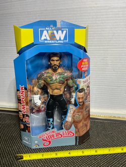 AEW Unmatched Collection Series 7 CM PUNK Wrestling Action Figure LJN WWE