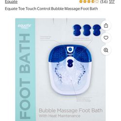 Equate Bubble Massage Foot Bath