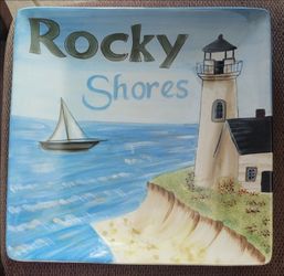 Certified International Kate McRostie Coastal Serving Platters Set of 2 – 13.5"