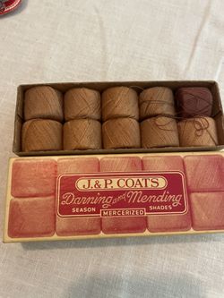 Vintage Darning And Mending Threads By J &P Coats
